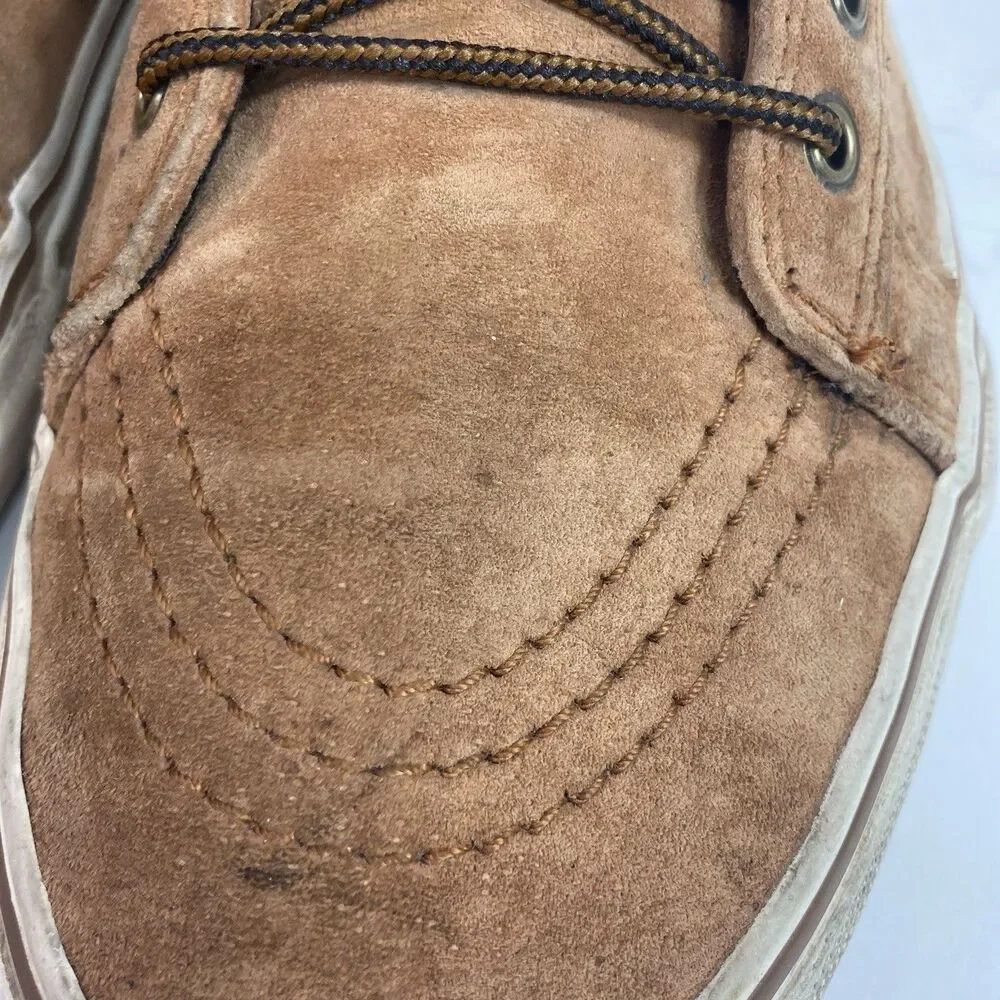 Vans Sk8 Hi Mte Shoes Men’s Sz 10 Glazed Ginger Suede Scotchgard 3M Skate Shoes